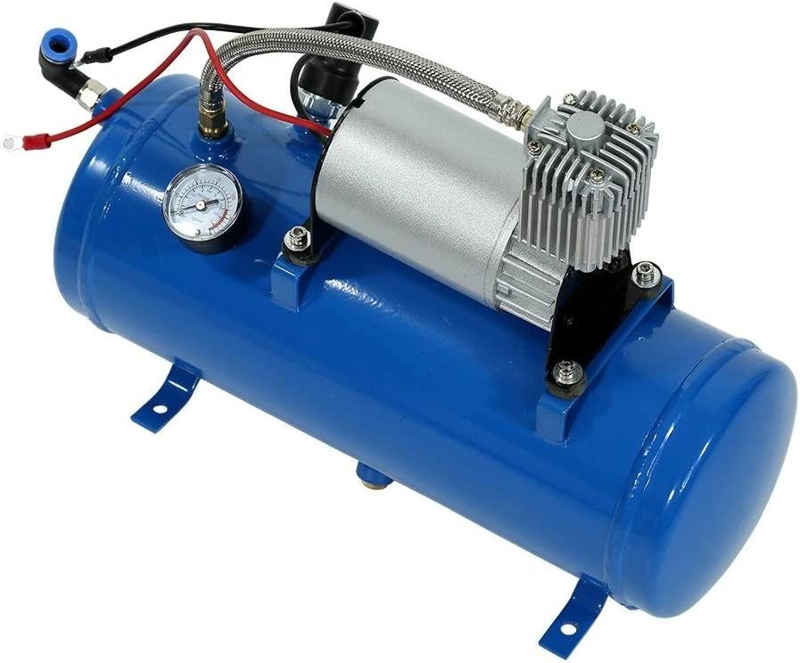 Hookah Scuba Diving 12volt, 150 PSI Air Compressor with 1.5 gallon tank. 12 Volt Shallow Diving